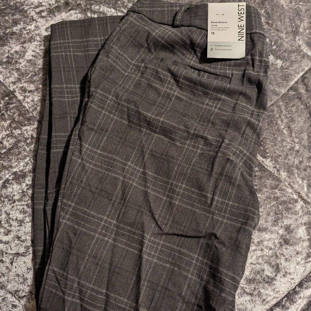 Nine West Plaid Pants